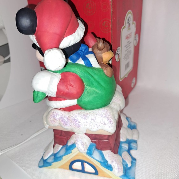 EXTREMELY RARE NIB ENESCO 8-inch PERFECT Mickey Mouse Ceramic Night Light - Picture 7 of 9